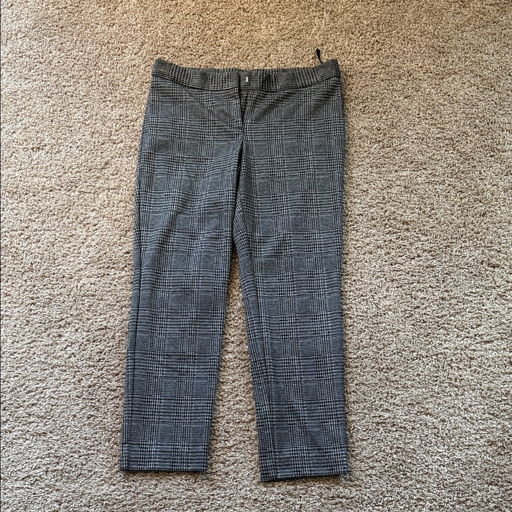 Amanda & Chelsea Black and White Plaid Pants